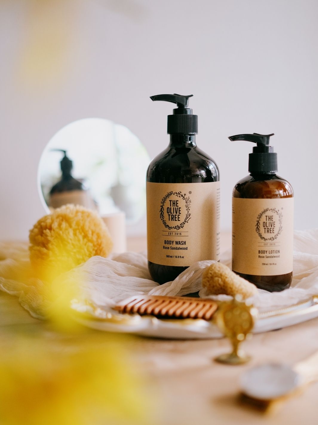 Rose Sandalwood Body Wash Calming