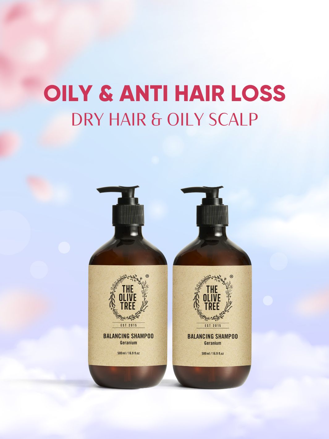 Oily & Anti Hair Loss Balancing Geranium Shampoo