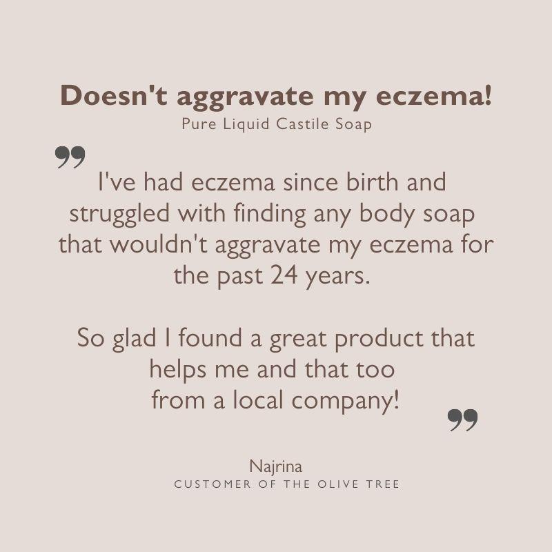 Pure Liquid Castile Soap Sensitive Skin Ezcema
