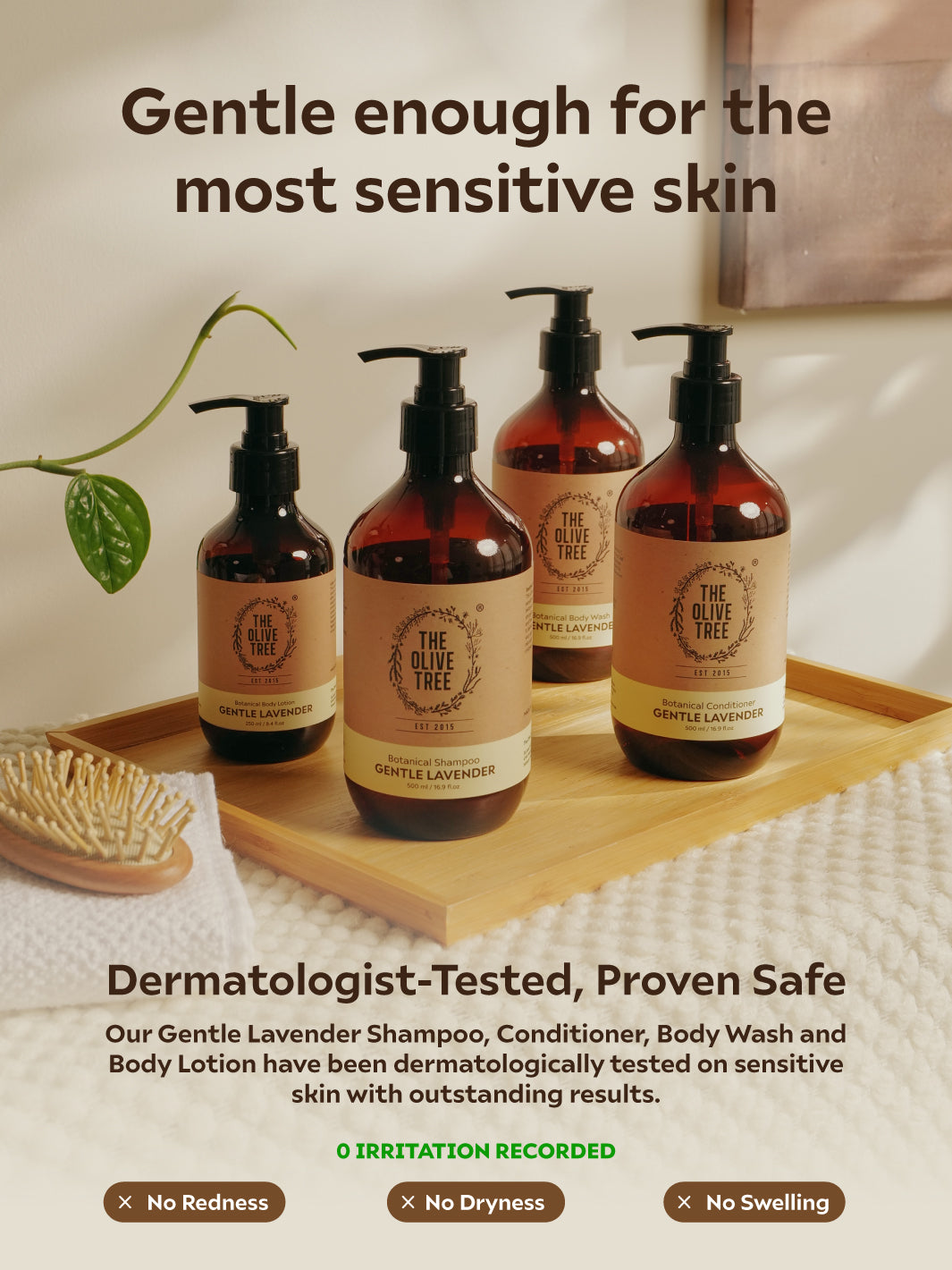 The Olive Tree Gentle Lavender Body Lotion 250ml