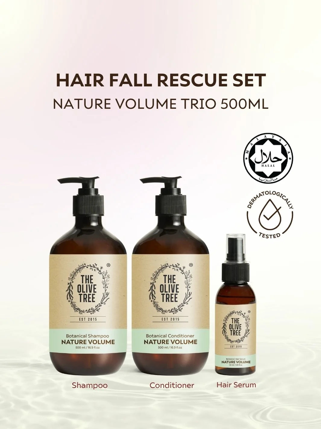 [Dr Chris Exclusive] Nature Volume Trio Set 500ml ( FREE 2 x 500ml Body Washes )