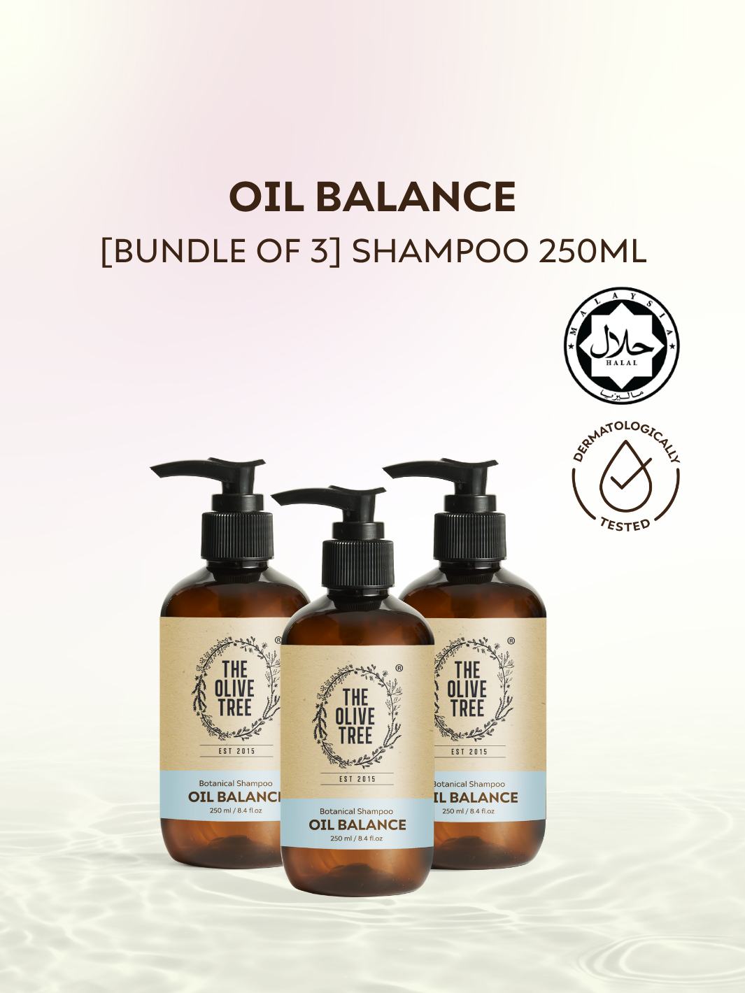 [Bundle of 3] Oil Balance Shampoo 250ml x 3