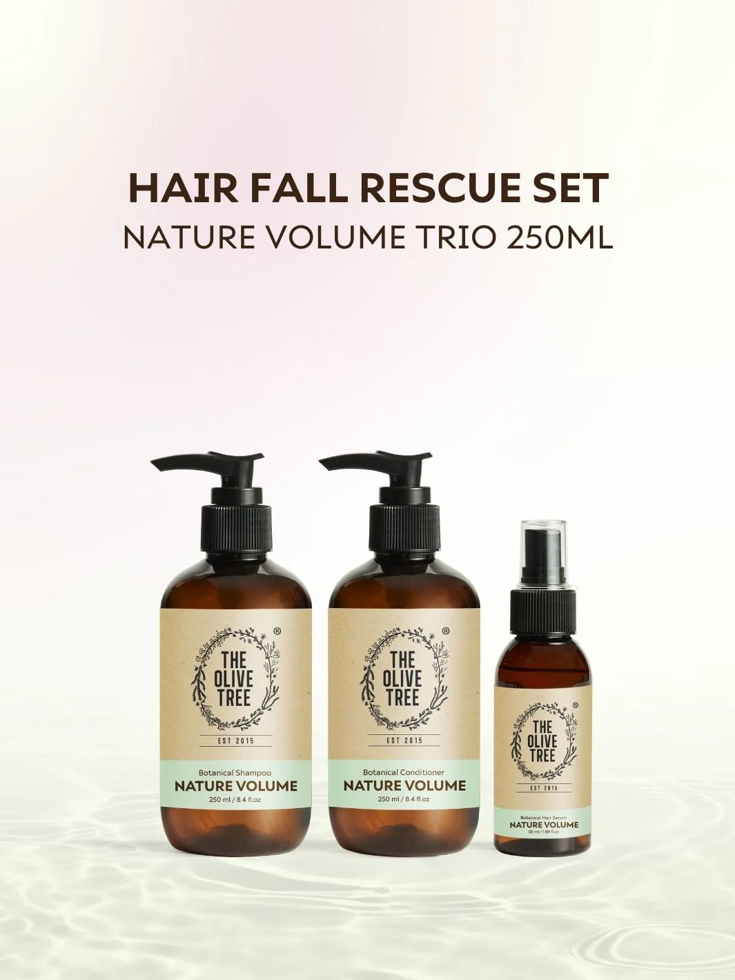 Nature Volume Trio For Hair Fall Rescue Dry Scalp / Dandruff / Hair Growth 250ml