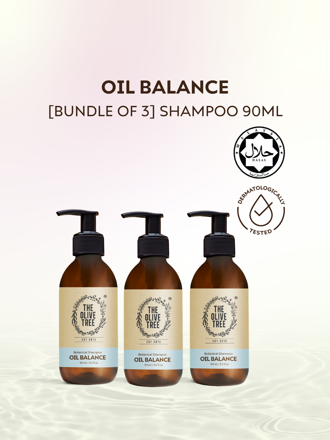 [Bundle of 3] Oil Balance Shampoo 90ml x 3