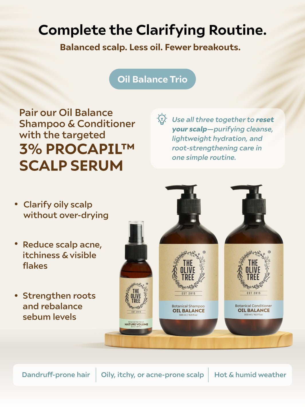 Oil Balance Trio For Oil Control &amp; Hair Fall Rescue