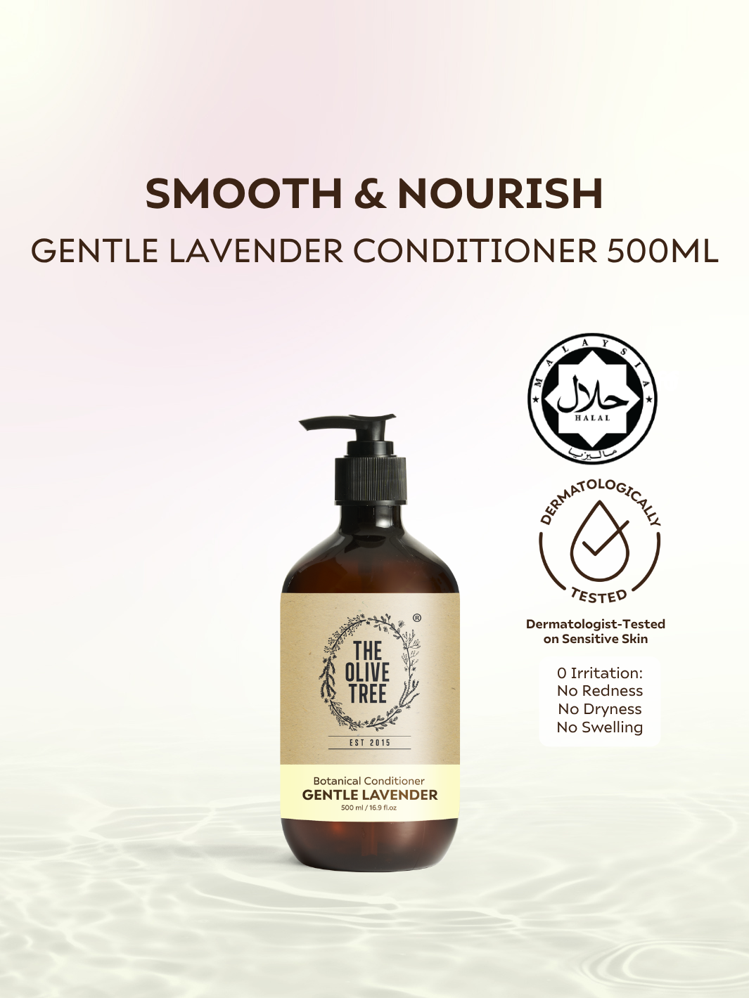 Conditioner Gentle Lavender For Sensitive Scalp &amp; Delicate Hair ( Dermatologically Approved )