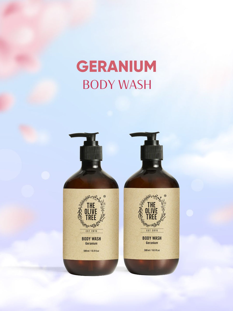 [Clearance Offer] Geranium Hand & Body Wash 500ml x2 ( Exp 20 Sept 202 ...