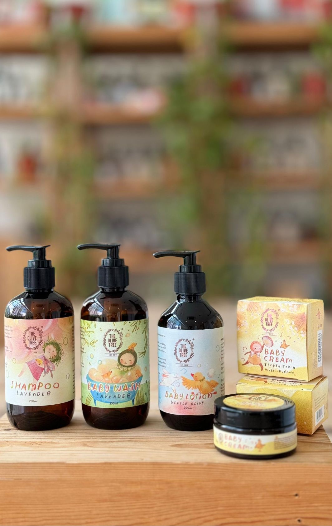 Little Olive Tree Lavender Baby Wash Combo ( 250ml x 3 )