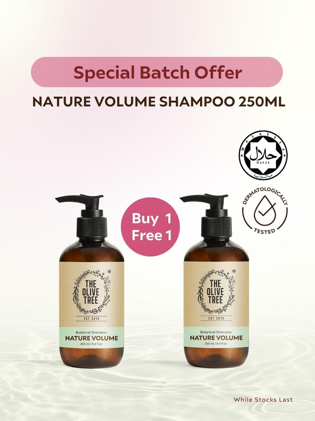 [Special Batch] Nature Volume Shampoo Set ( 250ml x 2 )
