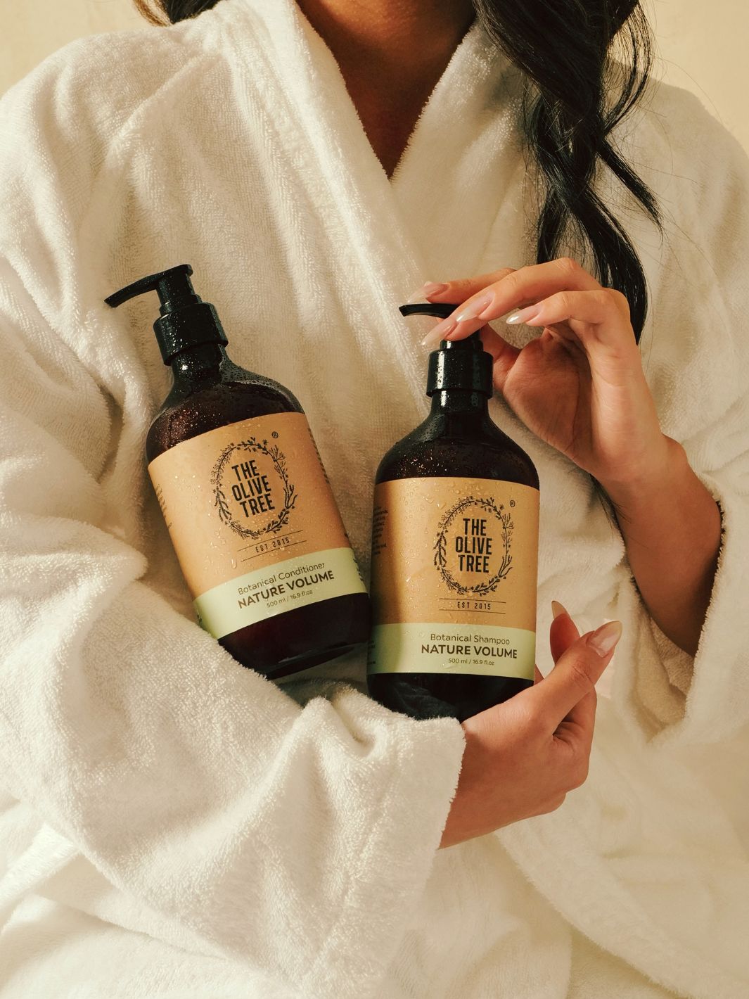 Hair Fall Set ( 500ml Nature Volume Shampoo + Conditioner ) For Dry to Normal Scalp