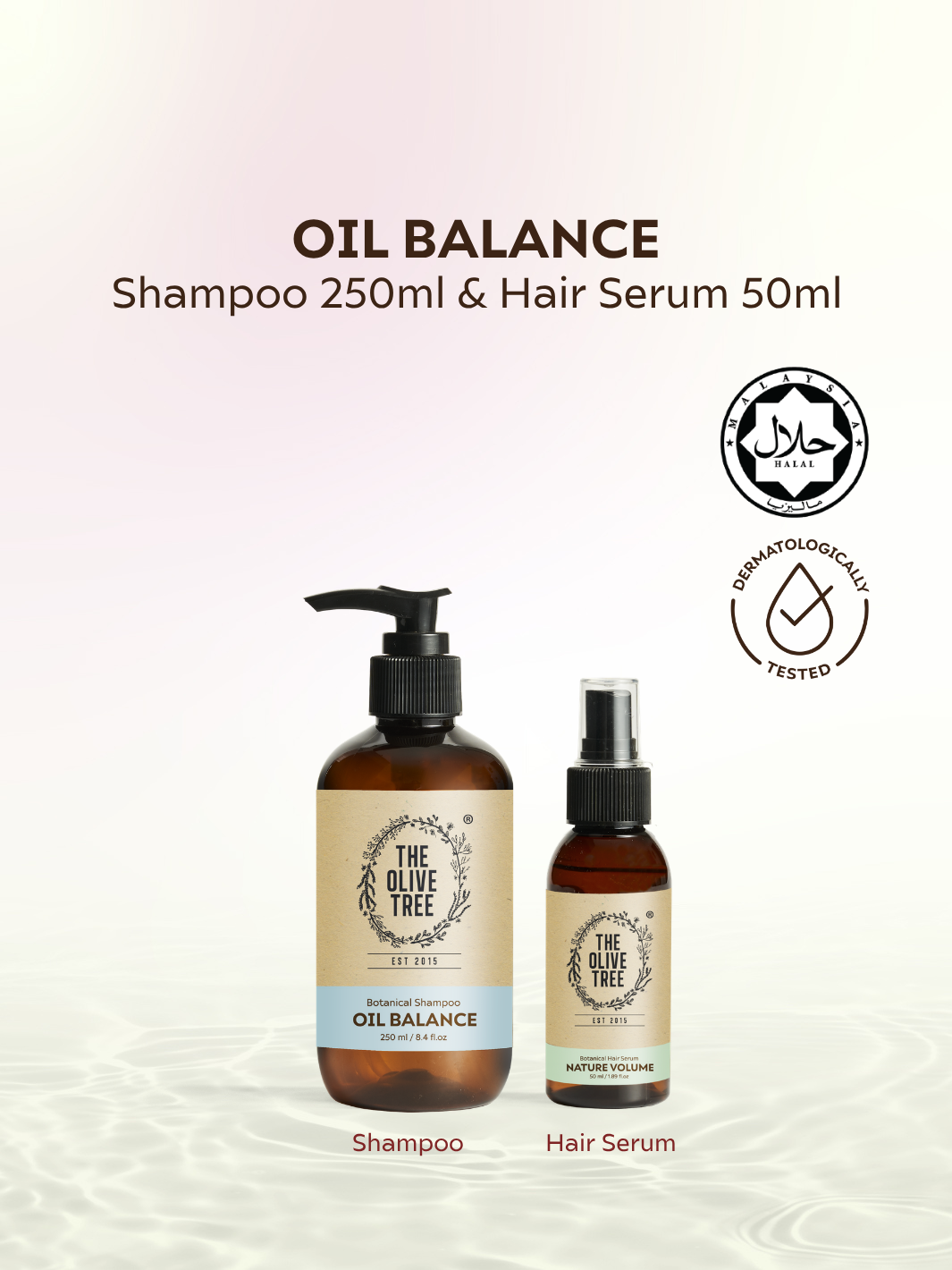 Oil Balance Shampoo &amp; Hair Serum 50ml Set