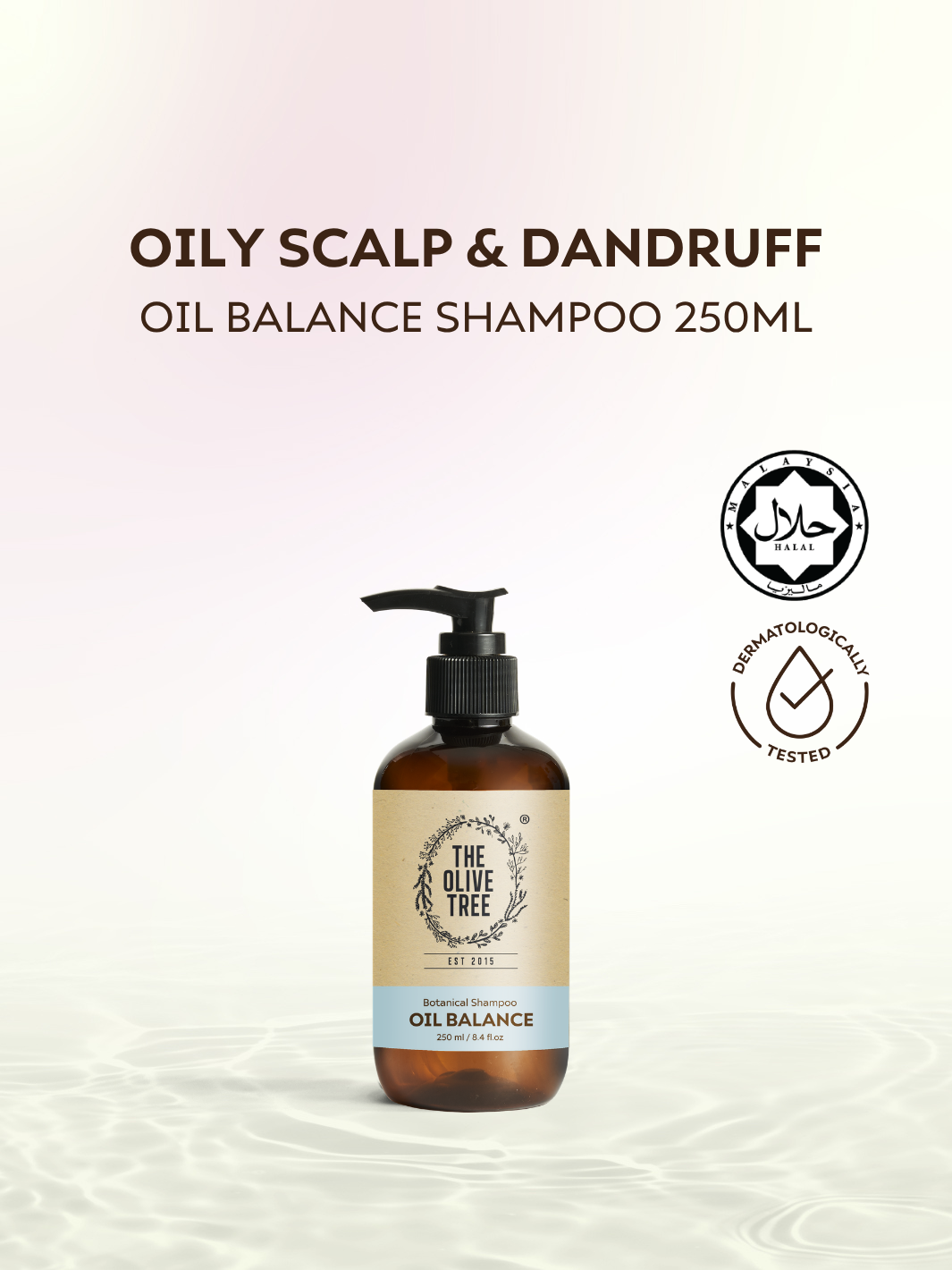 Oil Balance Shampoo For Oily Scalp &amp; Dandruff Concerns