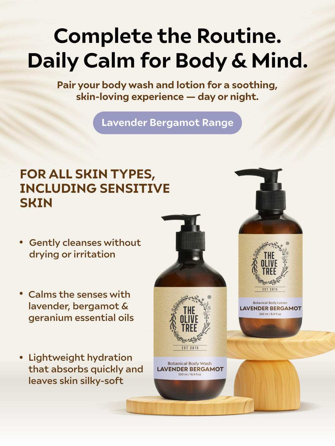 Lavender Bergamot Body Wash &amp; Lotion Set