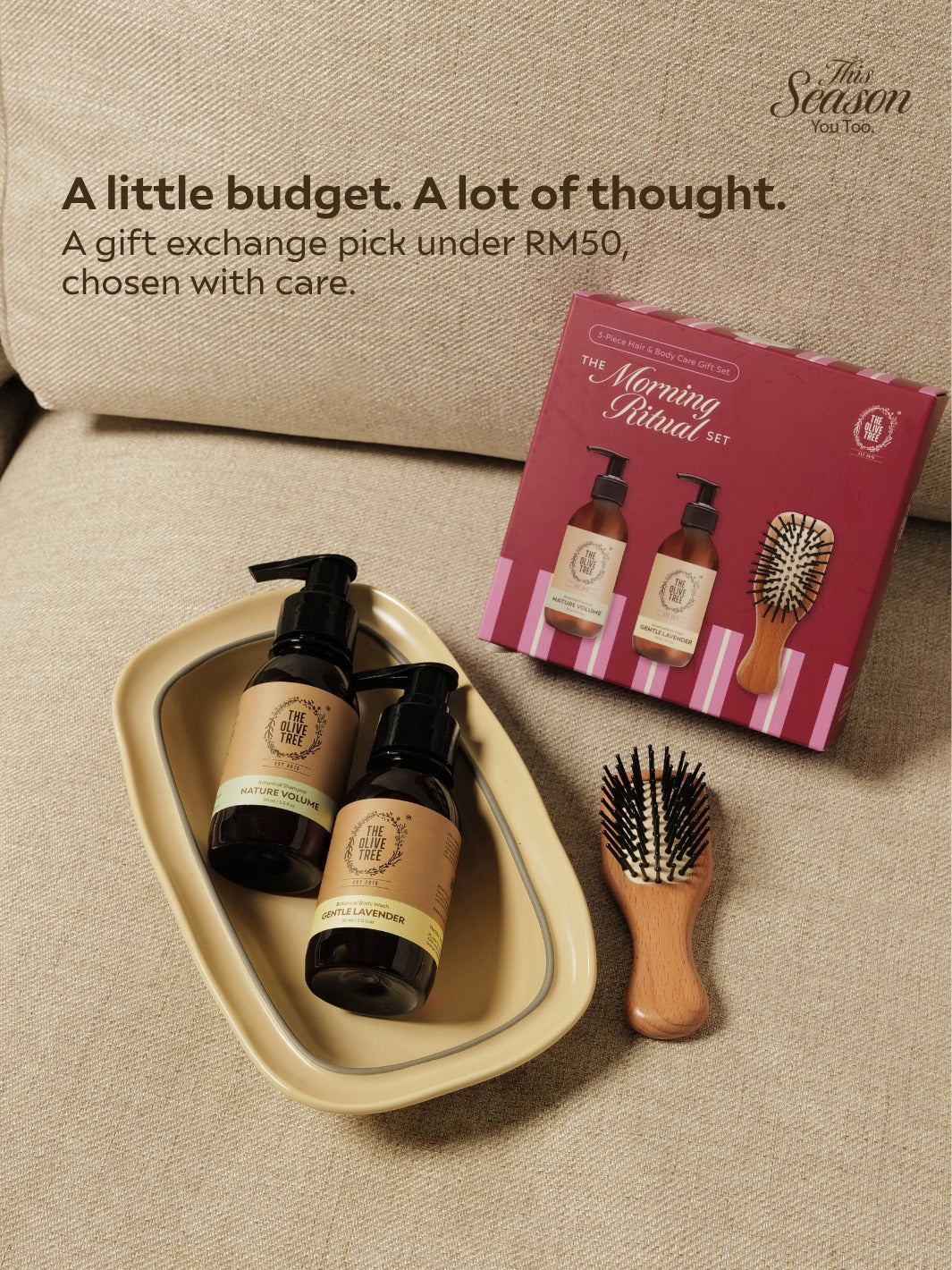 [2026 Holiday Collection] Set C The Morning Ritual Set ( 90ml Shampoo + Body Wash + Mini brush  )