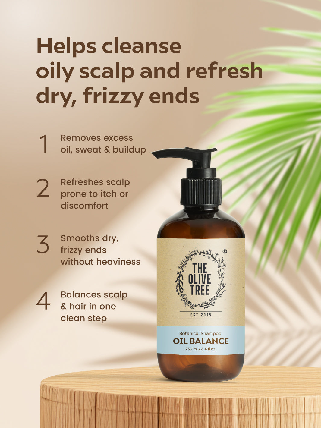 Oil Balance Shampoo Set 250ml &amp; Hair Serum 50ml