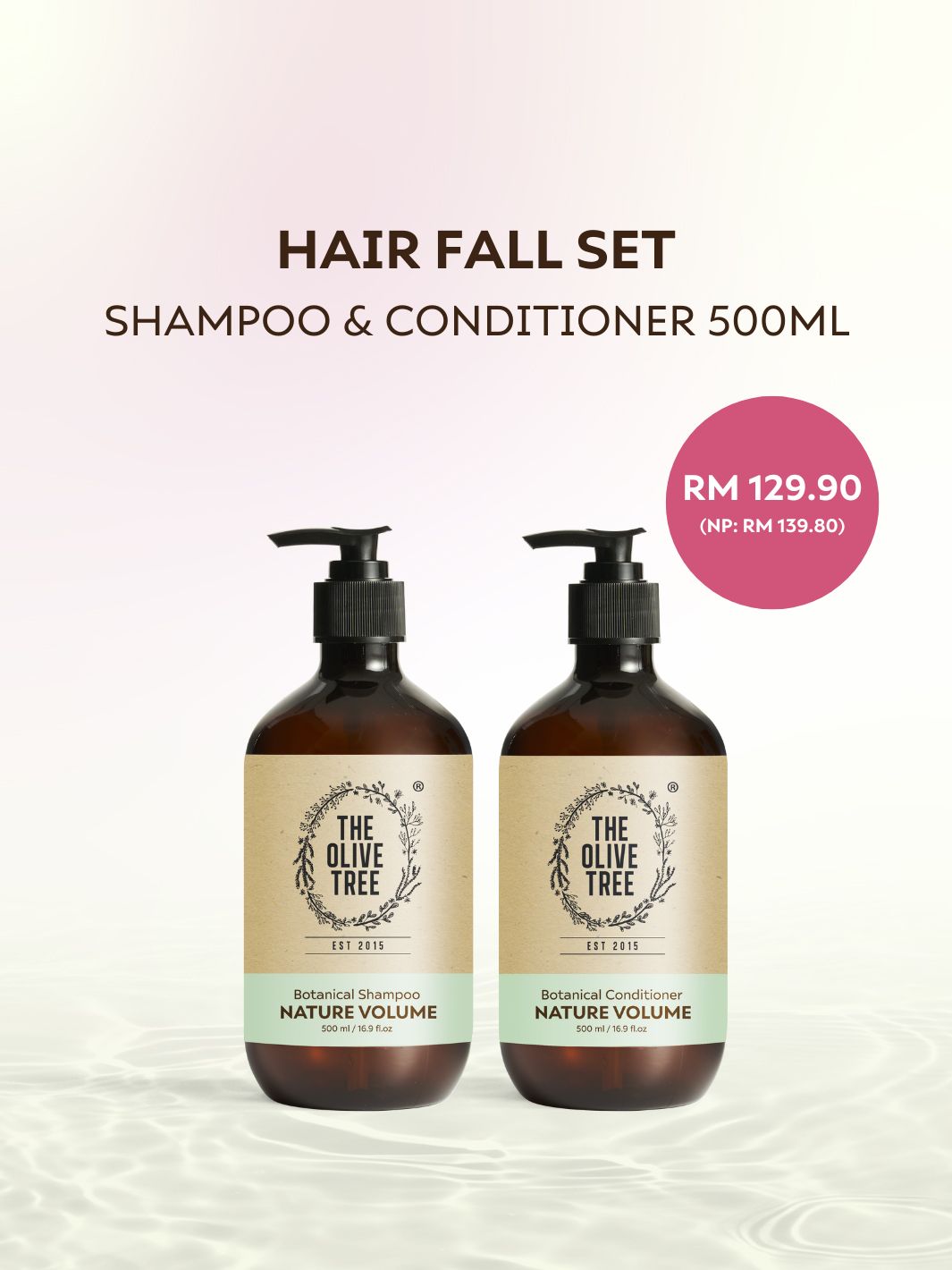 [Dr Chris Exclusive] Hair Fall Set 500ml ( FREE 250ml Shampoo )