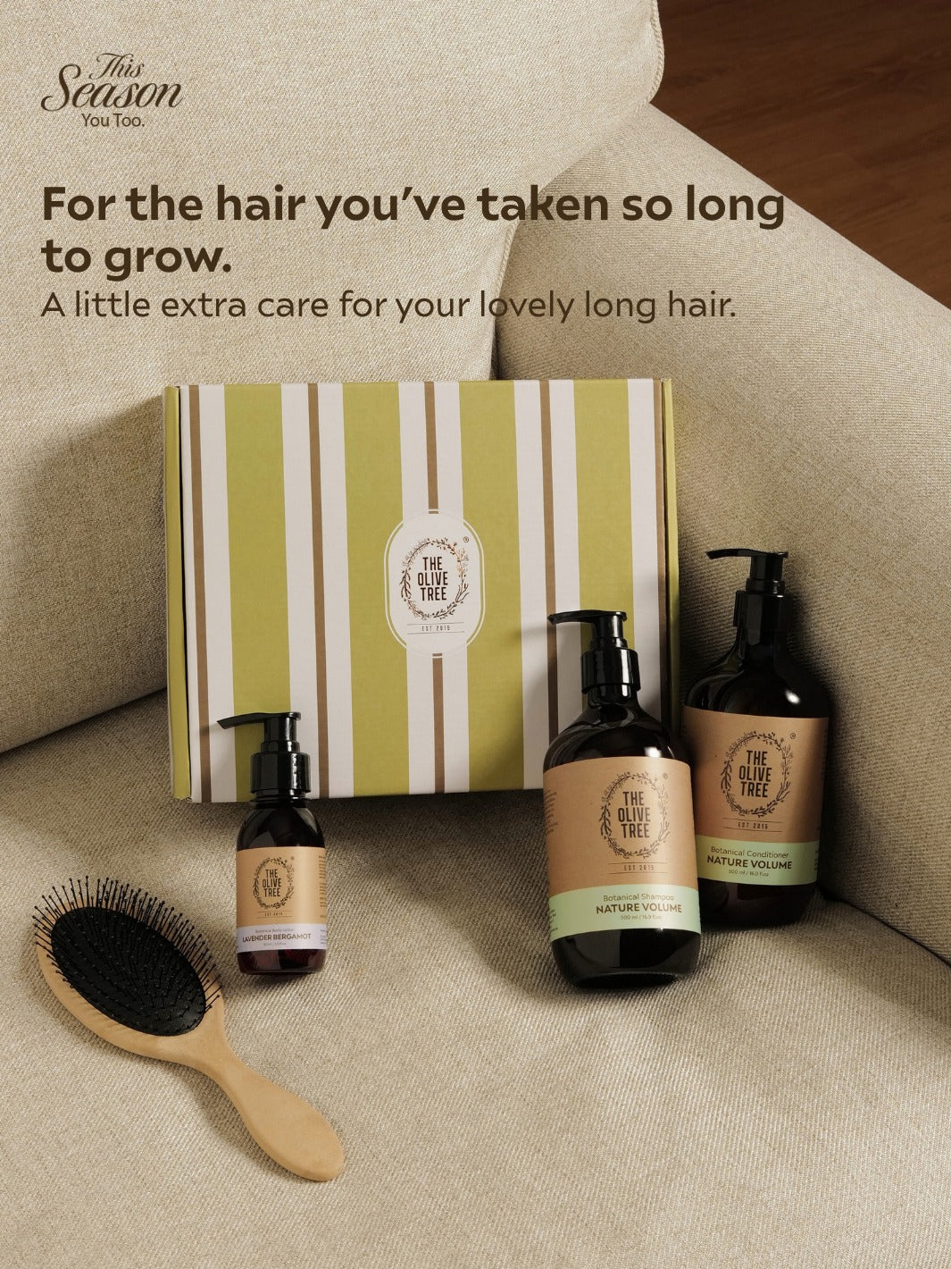 [2026 Holiday Collection] Set J1 Hair Vitality Duo - Hair Fall Set + Brush