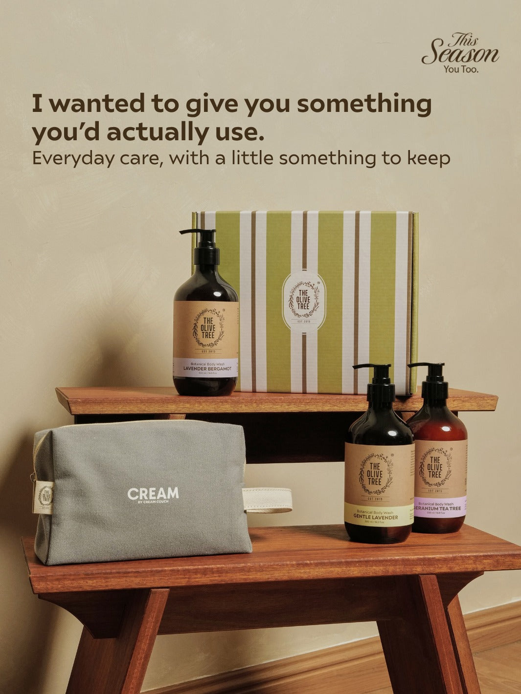 [2026 Holiday Collection] Set K Botanical Body Trio &amp; CREAM Pouch
