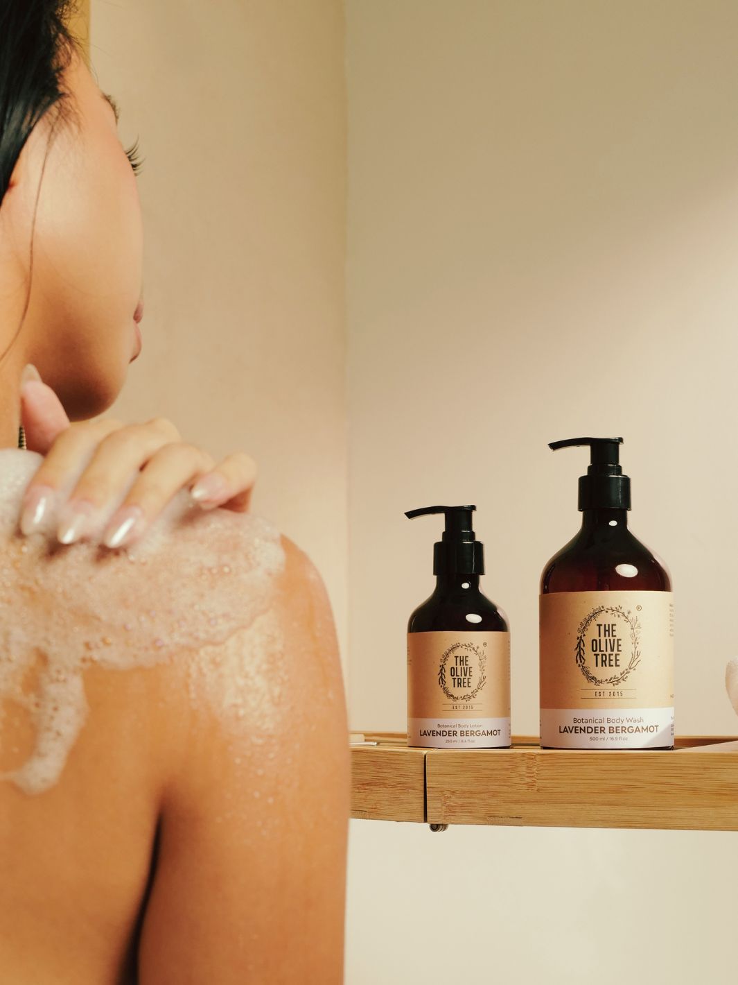 [New] Body Wash Family Set 500ml x 4 (Geranium Tea Tea, Gentle Lavender, Spring Blossom, Lavender Bergamot)