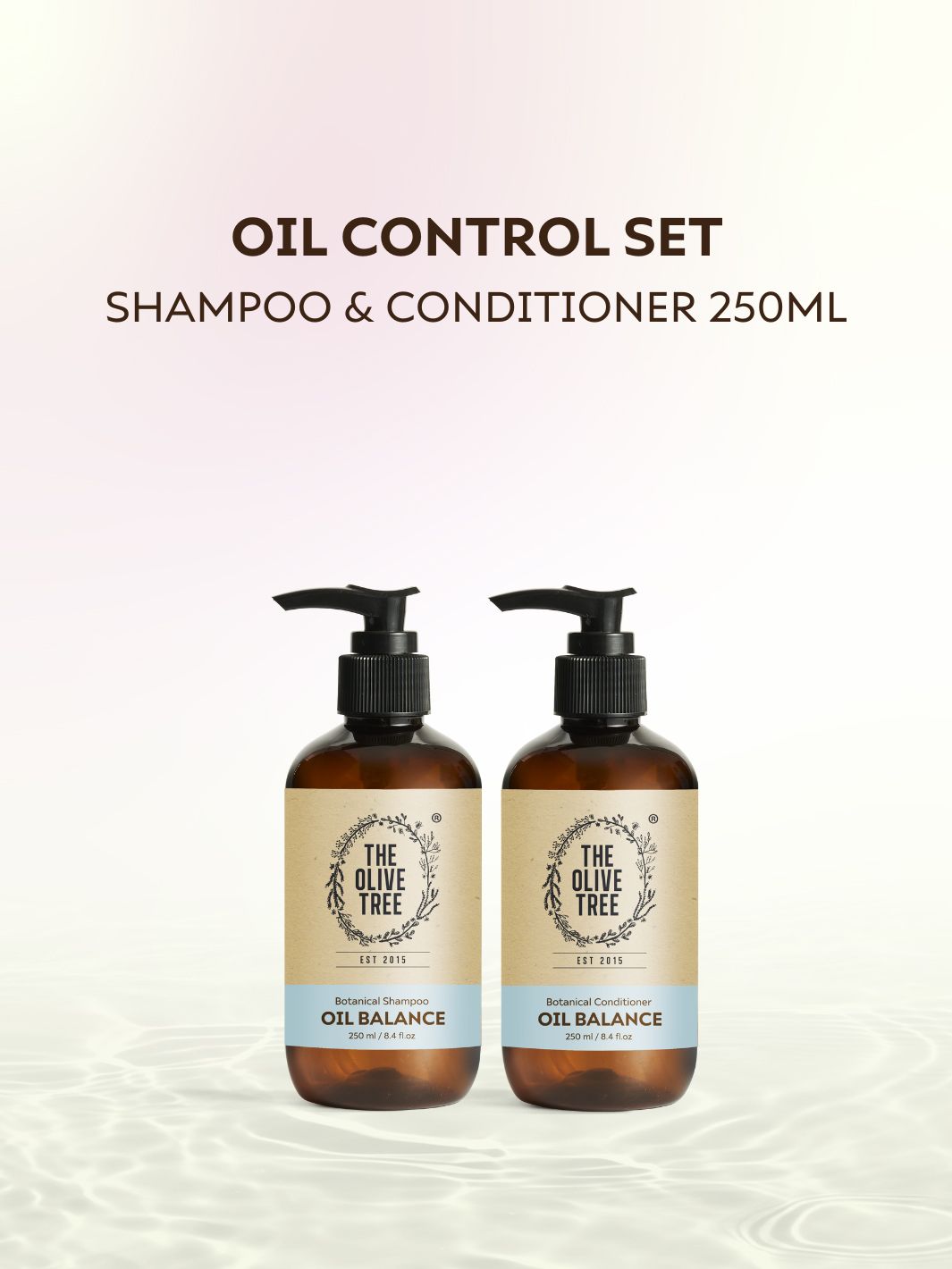 Oily Scalp Set (Oily Balance Shampoo + Conditioner) For Oil Control / Dry End / Frizzy