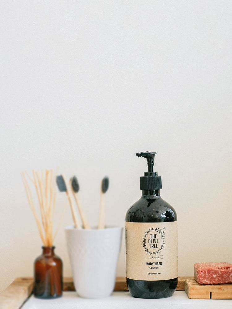 Geranium Body Wash Eliminate Body Odour Acne and Pimples