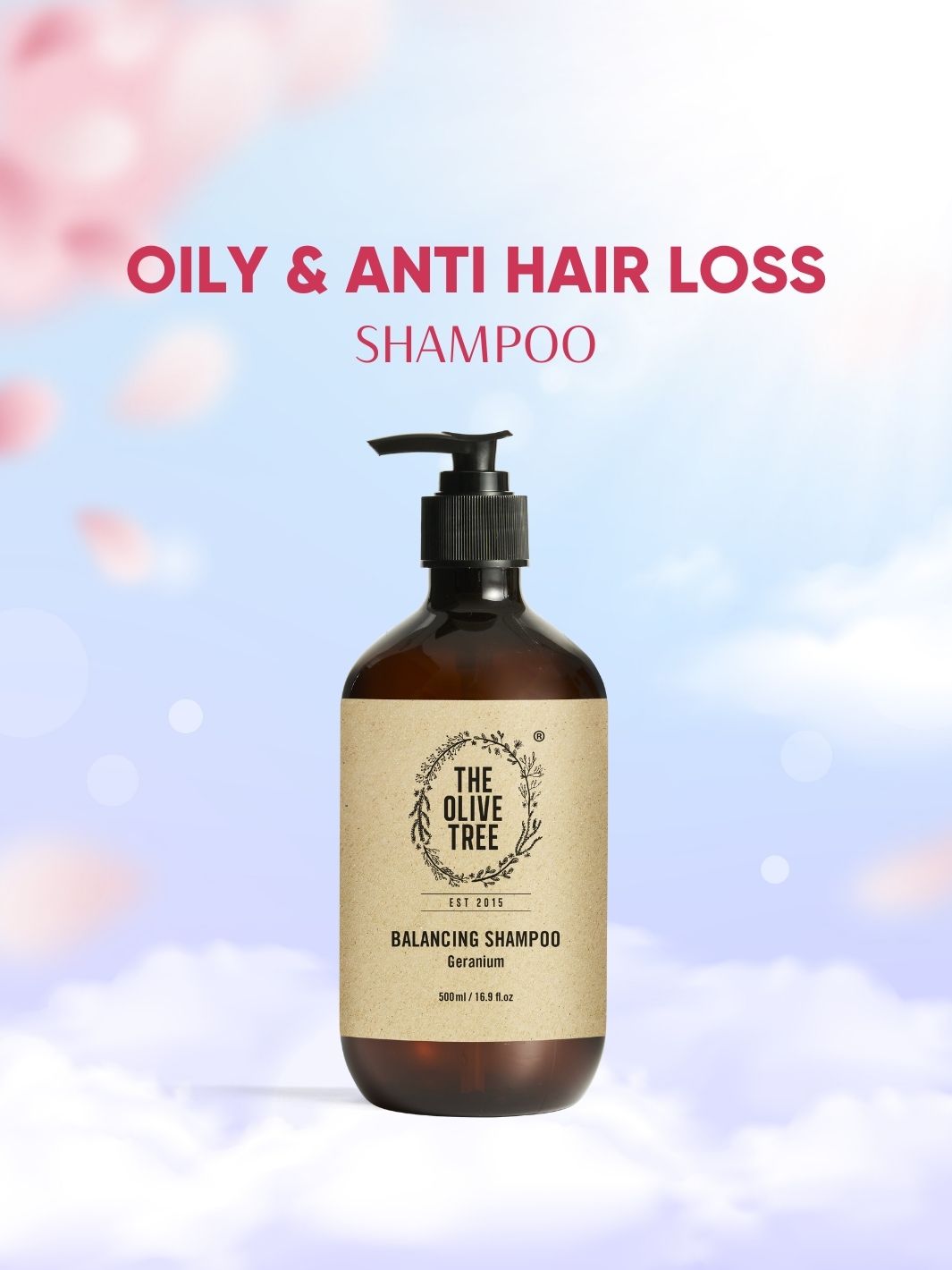 Oily & Anti Hair Loss Balancing Geranium Shampoo