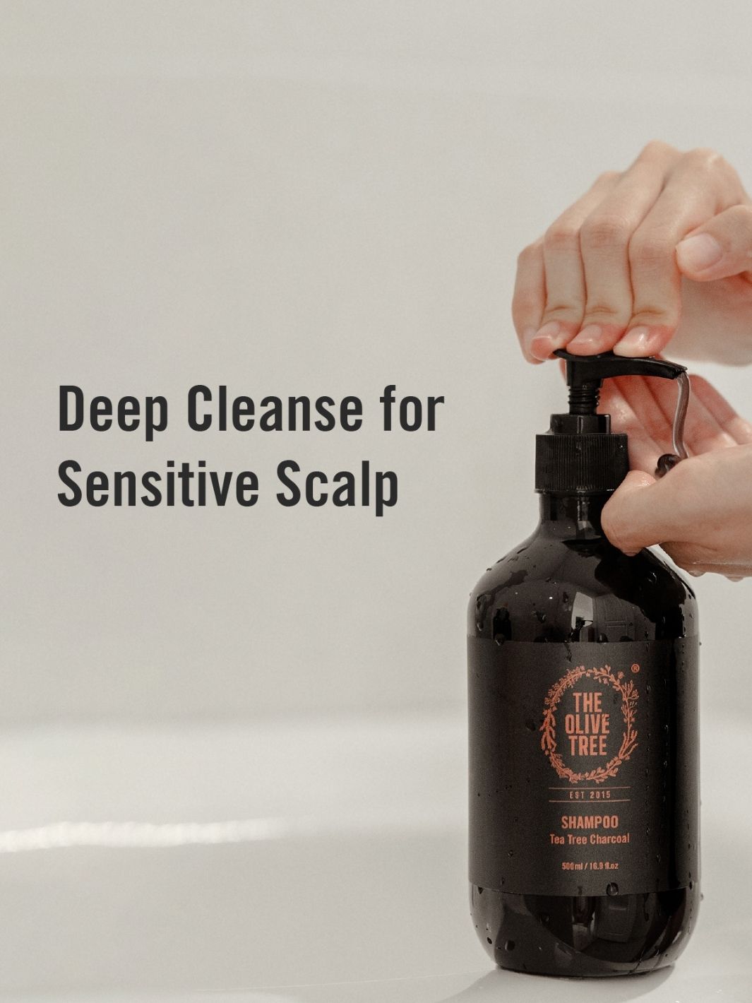 Tea Tree Charcoal Shampoo Deep Cleansing