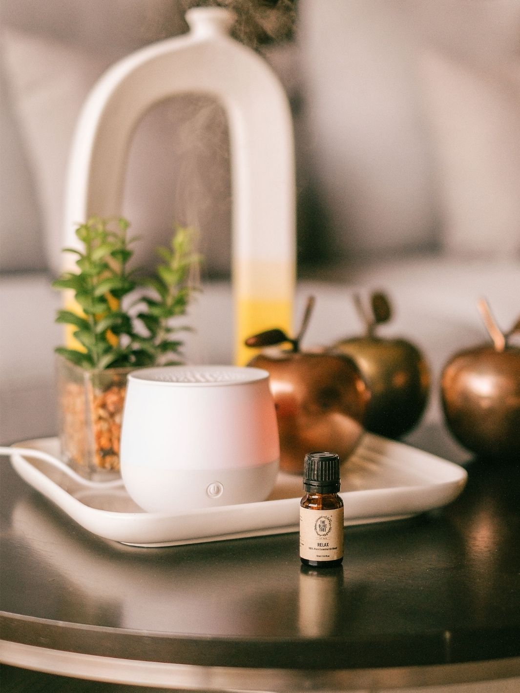 The Olive Tree Aromatherapy Essential Oil Diffuser 100% Pure
