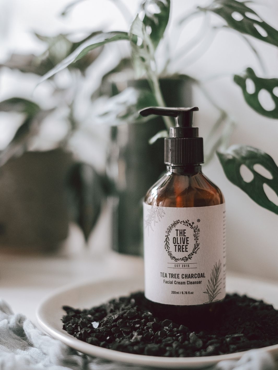 Purifying Tea Tree Charcoal Hand Body Wash Calm Acne and Pimples